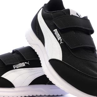 Zapatillas deportivas negras lisas para niño Puma R78 Lightwind ver 0