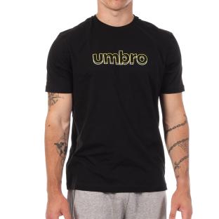 T-shirt Noir/Jaune Homme Umbro Outl Net vue 0