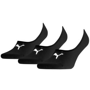 x3 Paires de Chaussettes Noires Mixte Puma Footie vue 0