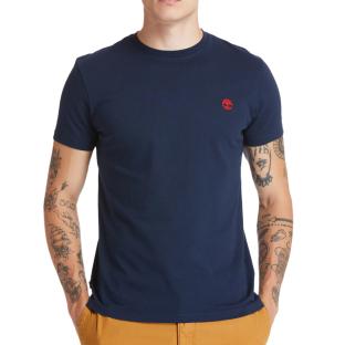 T-shirt Marine Homme Timberland A2BPR pas cher