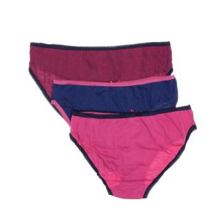 Lot x3 Culottes Marine/Fuchsia Femme Simply Me vue 0