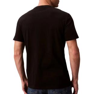 T-Shirt Noir Homme Calvin Klein Jeans Badge 30s Jersey-bright vue 2
