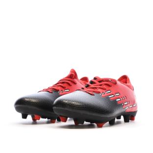 Chaussures de foot Rouge/Noir Junior Umbro Cypher FG vue 6