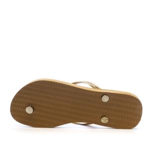 Tongs Marron Femme Havaianas Slim Infradito vue 0