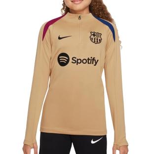 FC Barcelone Sweat Doré Nike Drill Top K 24/25 pas cher