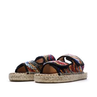 Sandales Noires/Oranges Femme Pare Gabia Batista vue 0