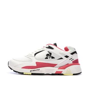 Baskets Blanches/Rose Homme Le Coq Sportif Lcs R1100 Nineties vue 0