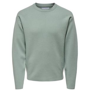 Pull Vert Homme Only & Sons Cooper pas cher
