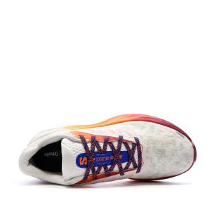 Chaussures de Running Blanc/Orange Homme Salomon Aero Glide 2 vue 4