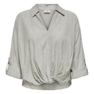 Chemise à Rayures Vert/Blanc Femme JDY Selma pas cher