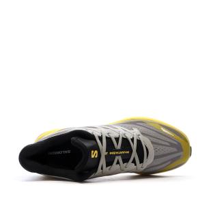 Chaussures de Running Grises/Jaunes Homme Salomon Phantasm 2 vue 4
