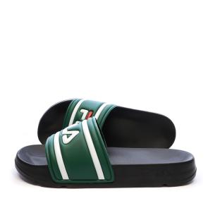 Claquettes Noires/Vertes/Blanches Homme Fila Morro pas cher