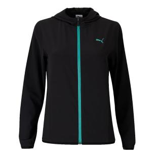 Veste Noire Fille Puma Pwrtrain Woven Fullz vue 0