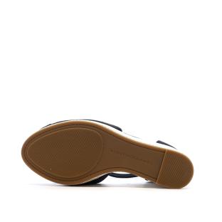 Sandales Noires Femme Tommy Hilfiger Wedges vue 5