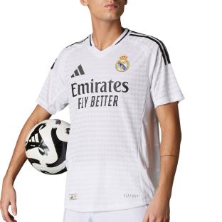 Real Madrid Maillot de football Blanc/Noir Homme Adidas 24/25 vue 0