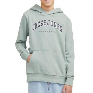 Sweat à Capuche Vert Garçon Jack & Jones Varsity pas cher
