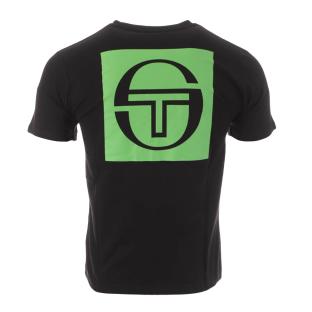 T-shirt Noir/Vert Homme Sergio Tacchini Squared vue 2