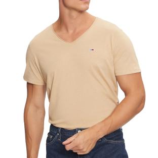 T-shirt Beige Homme Tommy Hilfiger Xslim Jaspe pas cher