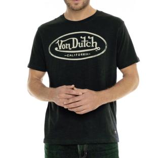 T-Shirt Noir Homme Von Dutch BRAD pas cher