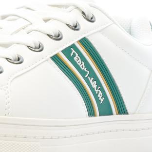 Baskets Blanche/Vert Garçon Teddy Smith 1787 vue 7