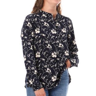 Chemise Marine à Motifs Femme Jacqueline de Yong Karla pas cher