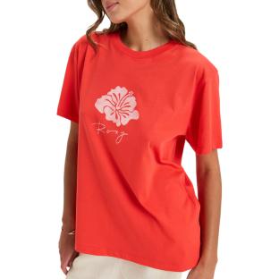 T-Shirt Rouge Femme Roxy Hangloose pas cher
