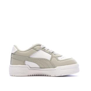 Baskets Blanc/Beige Enfant Puma Ca Pro Classic vue 2