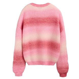 Pull Rose Femme Teddy Smith Stripy vue 2