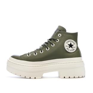 Baskets Kaki Femme Converse Chuck Taylor All Star Lugged Heel pas cher