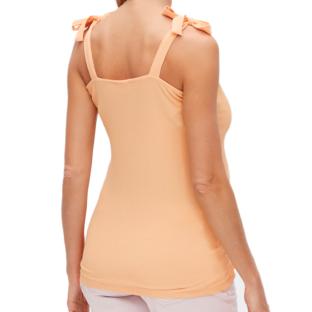 Débardeur Orange Femme Mamalicious Lilley vue 0