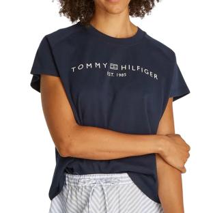 T-Shirt Noir Femme Tommy Hilfiger Mdrn pas cher