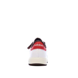 Baskets Blanches/Rouges Fille Adidas Grand Court Minnie vue 0
