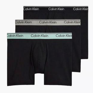 X3 Boxers Noir/Gris/Vert Calvin Klein Jeans Boxer Brief vue 0