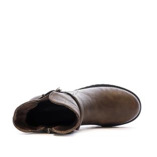 Bottines Marron Femme Chattawak TOYA vue 4