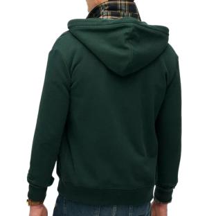 Sweat Zippé Vert Homme Superdry Essential vue 2