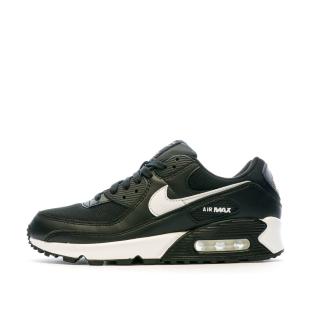 Baskets Noires/Blanches Homme Nike Air Max 90 pas cher