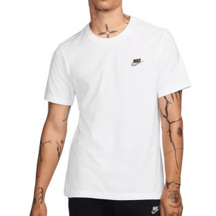 T-shirt Blanc Homme Nike Sportswear Club pas cher
