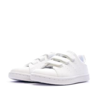 Stan Smith Baskets Blanches à Scratch Enfant Adidas vue 0