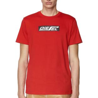 T-shirt Rouge Homme Diesel T-Just vue 0