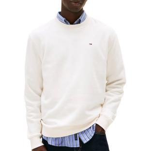 Sweat Blanc Homme Tommy Hilfiger Reg Flag Crews vue 0