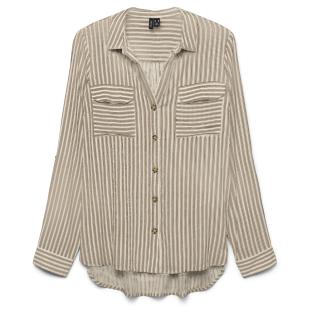 Chemise Beige/Taupe Femme Vero Moda Bumpy vue 0