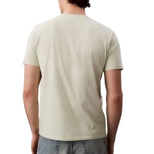 T-Shirt Vert Homme Calvin Klein Jeans Badge 30s Jersey-bright vue 2