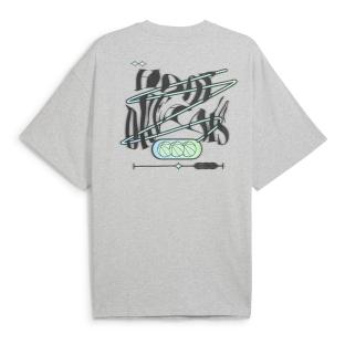 T-Shirt Gris Homme Puma Hoop vue 0