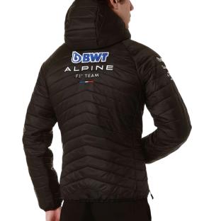Doudoune Noire/Turquoise Homme Kappa Aboucou Alpine F1 vue 2