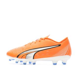 Chaussures de Football Orange Garçon Puma Ultra Play pas cher