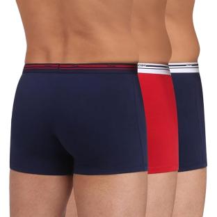 X3 Boxers Marine/Rouge Homme Dim Classic Colors vue 0