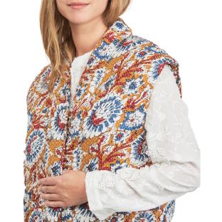Vestes légères à fleurs Orange/Bleu Femme Kaporal SONIA vue 3