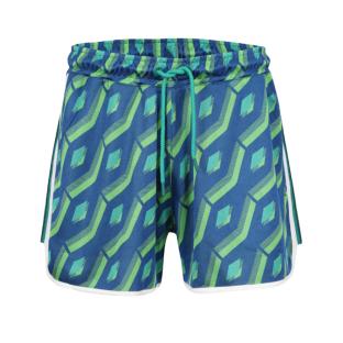 Short Vert/Bleu Homme Umbro Printed Short Quetzale pas cher