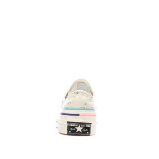 Baskets Blanches Mixte Converse Chuck 70 A06030C vue 3
