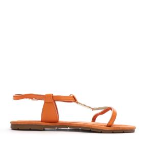 Sandales Orange Femme Chattawak RAMA vue 2